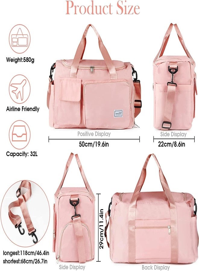 AG E-Com Gym Duffle Bag with Shoe Compartment Wet Pocket, Weekender Travel Bag with Shoulder Straps, Waterproof Sports Duffle Bag for Men Women, Lightweight Carry on Gym Bag - Image 5